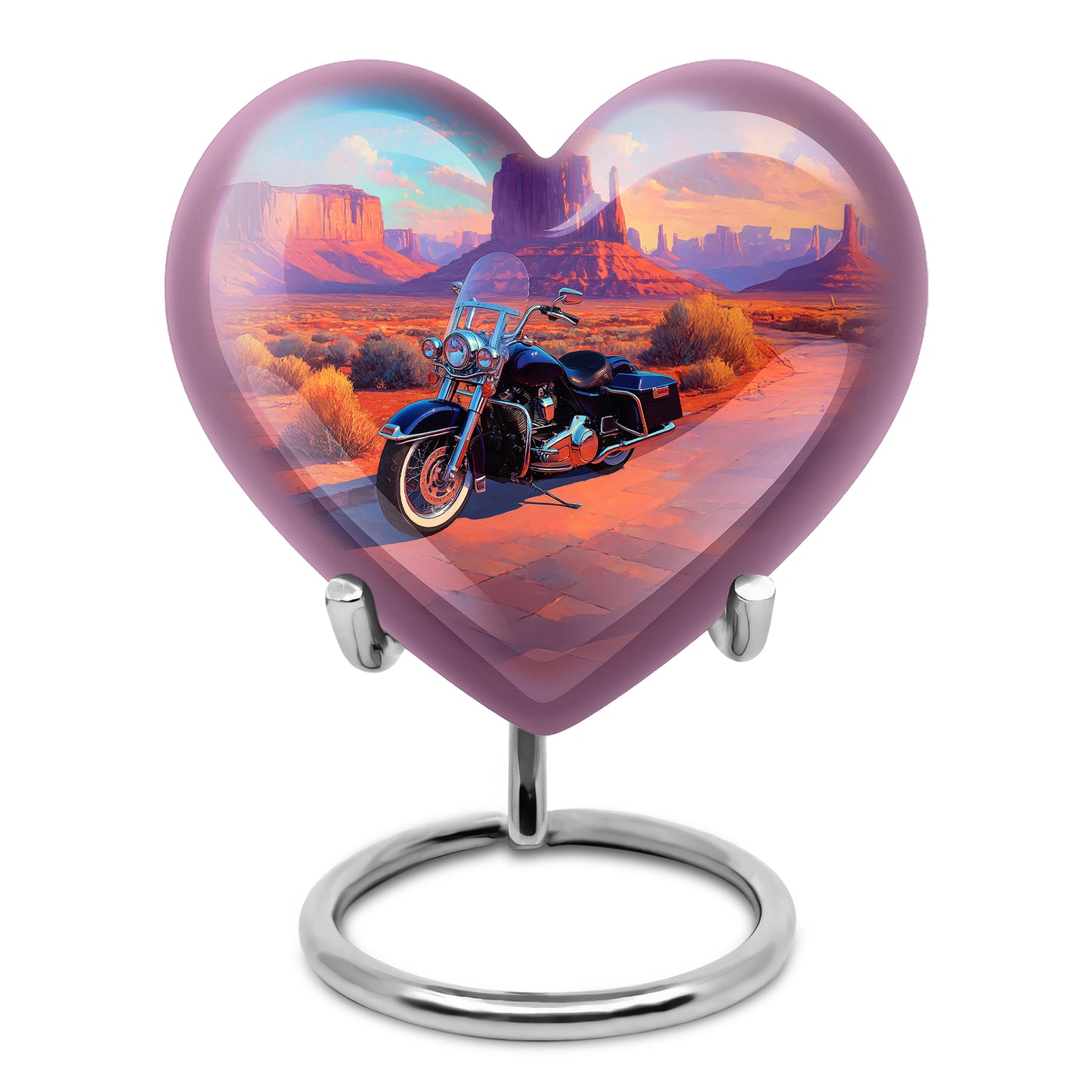 Personalized Teal Bike Cremation Urns for Ashes - Captivating 10-inch - Yatskia