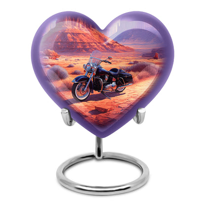 Personalized Bike Cremation Urns - Eminent Red 10-inch, 200 cu in - Yatskia