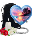 Beach Pink Sunset Adult Cremation Urns – Ocean Shore Funeral Ashes Urn