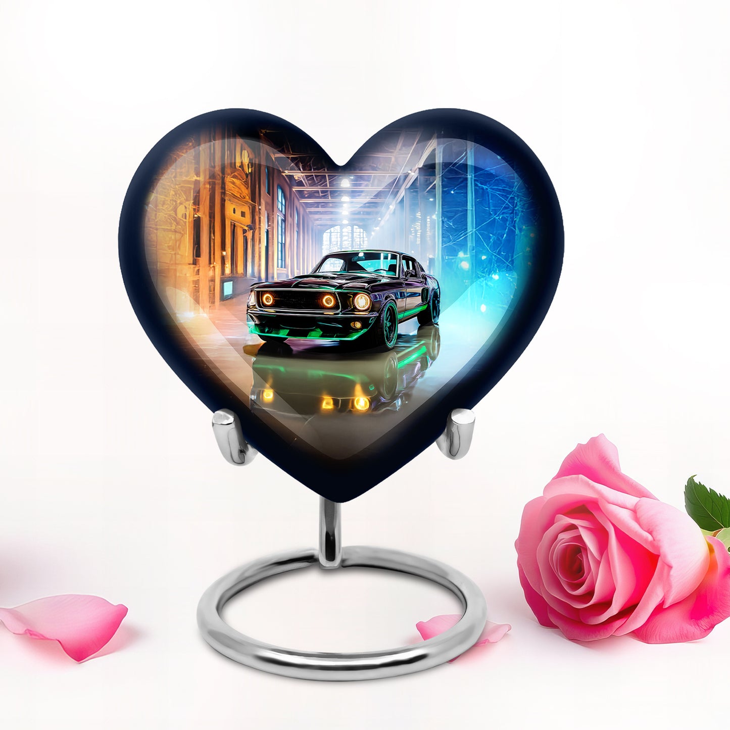 Black Car Cremation Urns - Honored Benediction 10-inch, 200 cu in - Yatskia