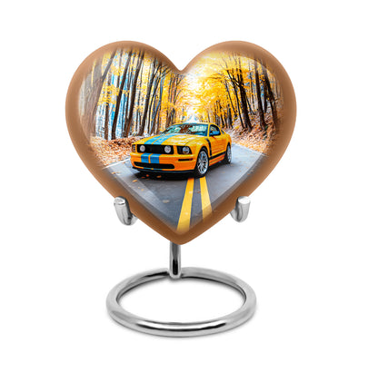 Personalized Car Cremation Urns - Pristine Blue - Yatskia