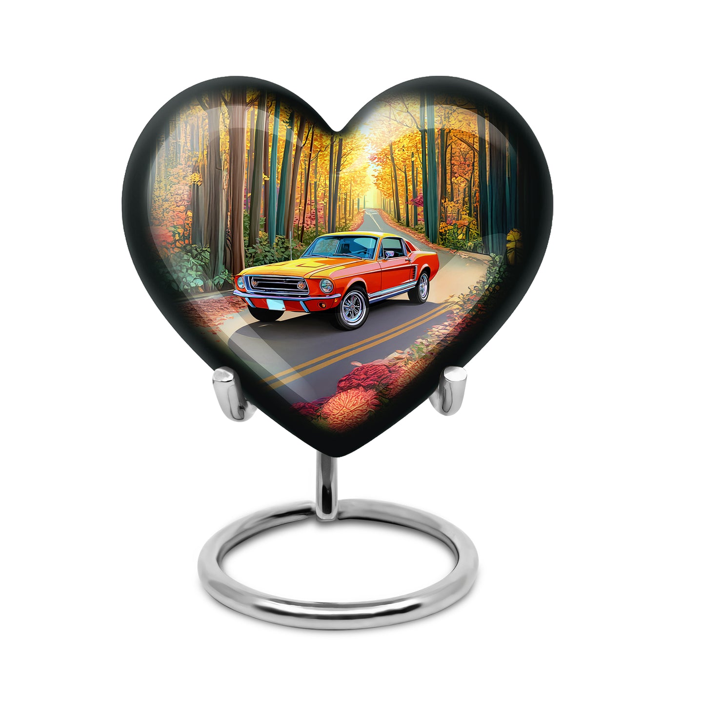 Divine Gold Car Cremation Urn for Ashes - 10-inch, 200 cu in - Yatskia