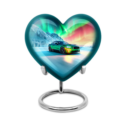 Blue Car Heritage Cremation Urns for Human Ashes - Yatskia