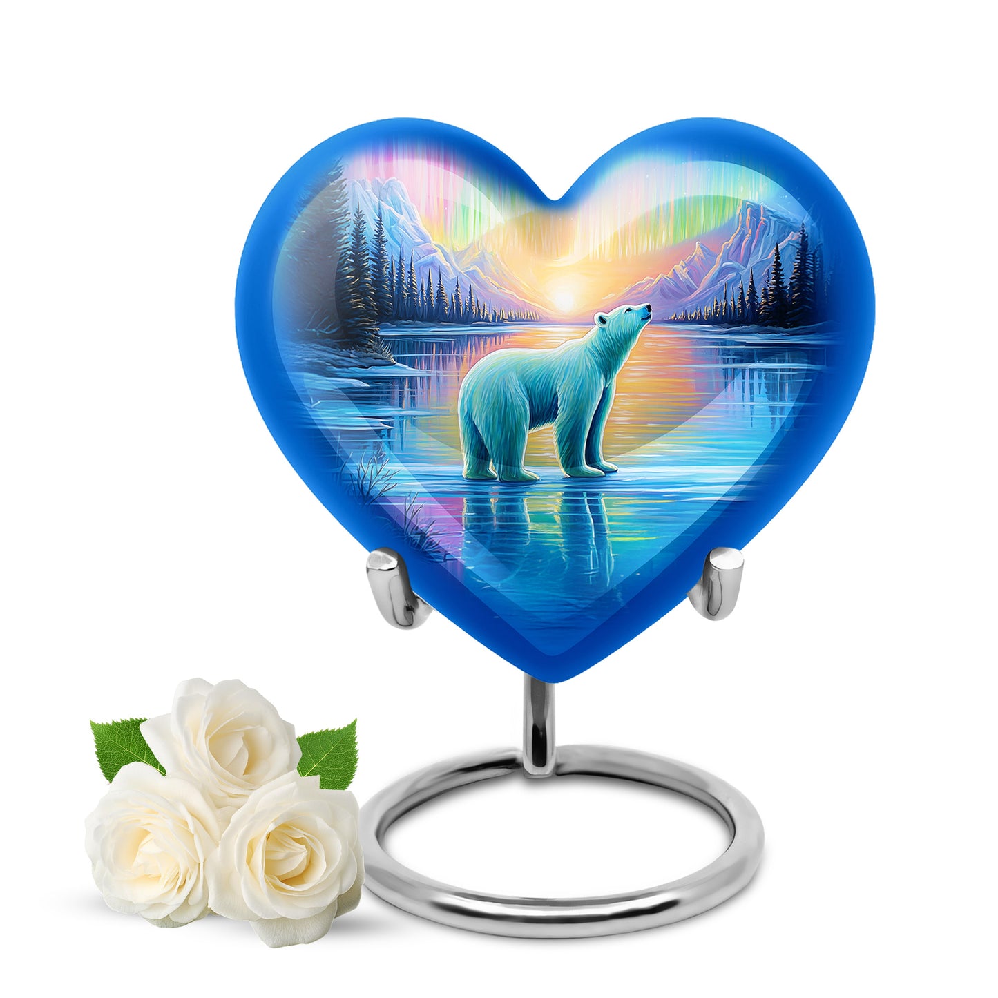 Personalized Gold Bear Cremation Urns for Ashes - Enchanting 10-inch - Yatskia