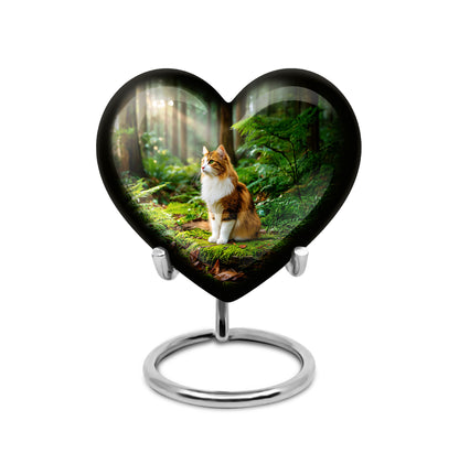 Gold Cat Sanctuary Cremation Urns for Human Ashes - Yatskia