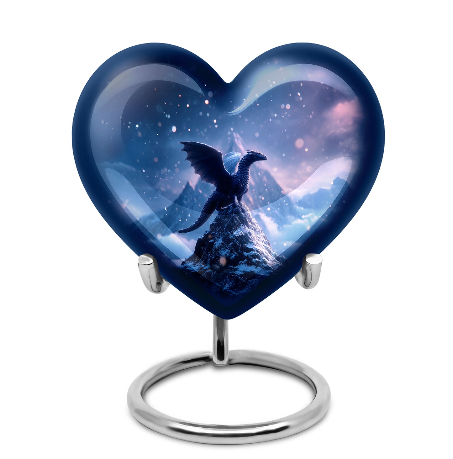Blue Dragon Cremation Urns - Imperial Tribute 10-inch, 200 cu in - Yatskia