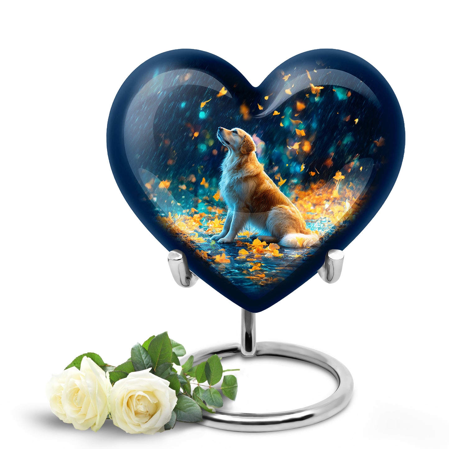 Blue Dog Cremation Urns - Imperial Guardian 10-inch, 200 cu in - Yatskia