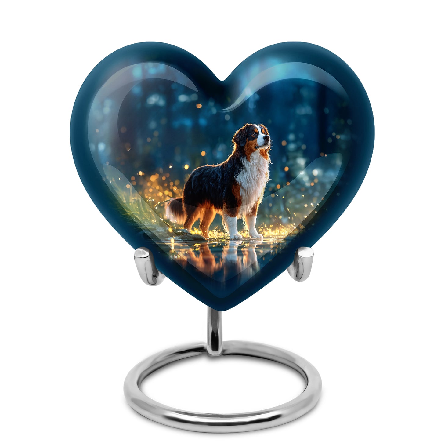 Blue Dog Cremation Urns - Enduring Comfort 10-inch, 200 cu in - Yatskia