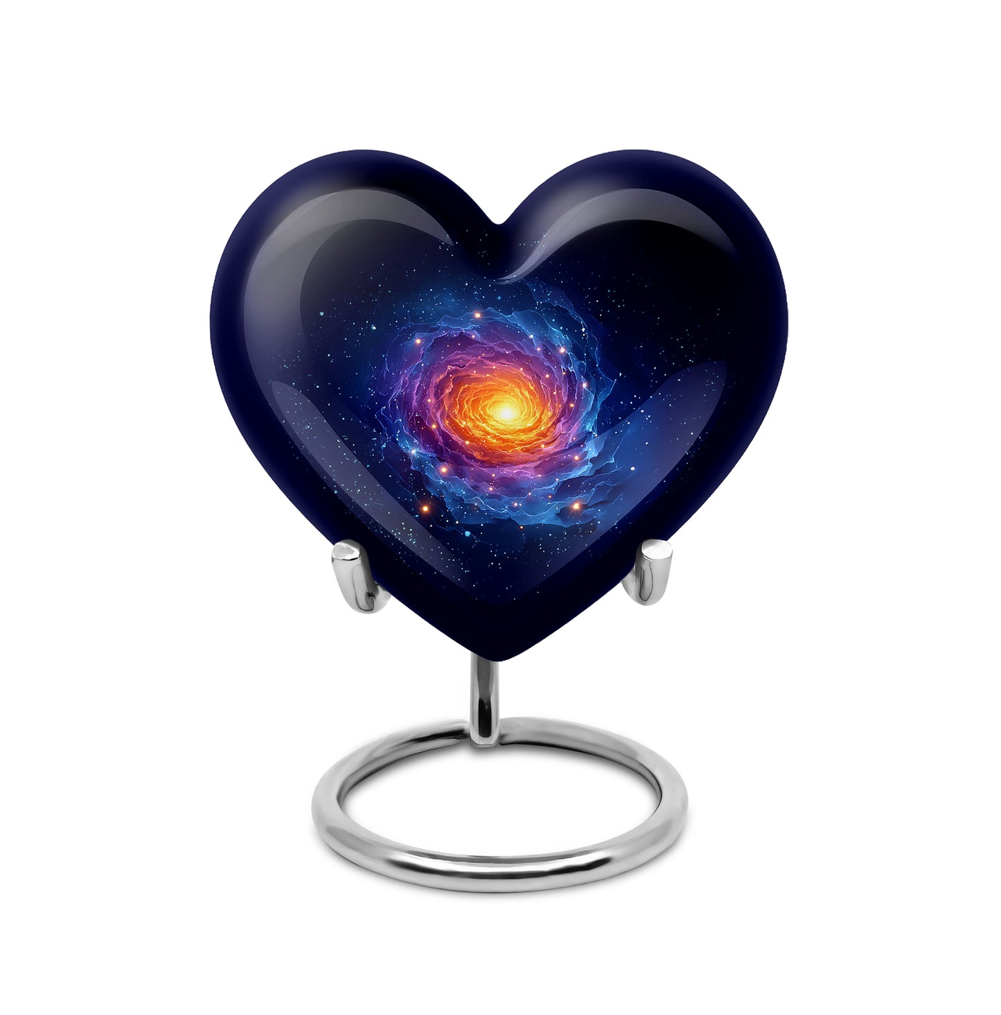 Blue Galaxy Cremation Urns - Imperial Devotion 10-inch, 200 cu in - Yatskia