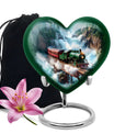 Train Large Cremation Urn for Adult Human Ashes - Men Urns For Human Ashes