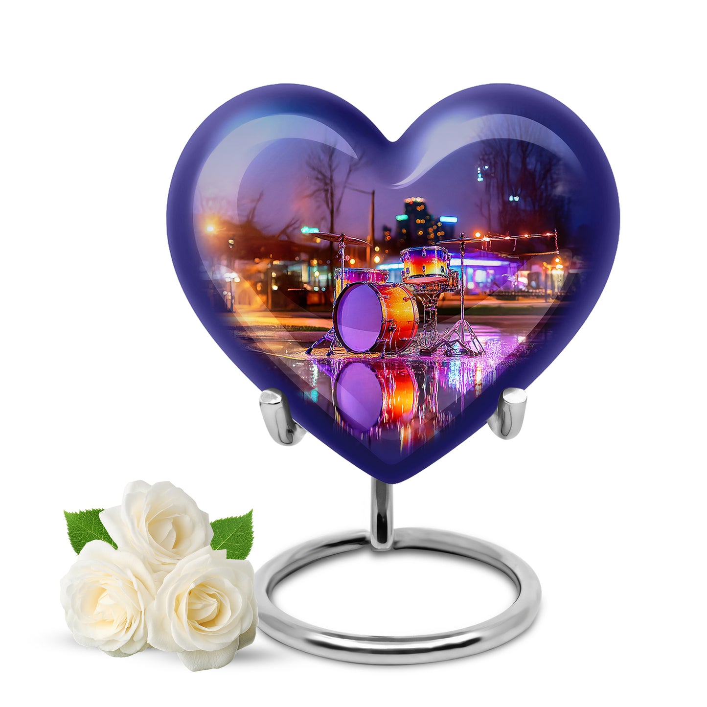 Blue Drums Cremation Urns - Glorious Promise 10-inch, 200 cu in - Yatskia