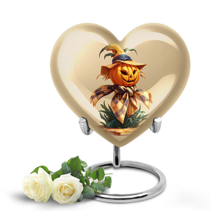 Graceful Gold Halloween Haven Urn for Human Ashes - 10-inch, 200 cu in - Yatskia