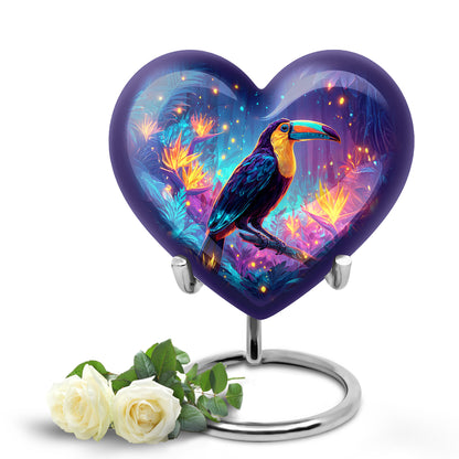 Blue Hornbill Cremation Urns - Enduring Keepsake 10-inch, 200 cu in - Yatskia