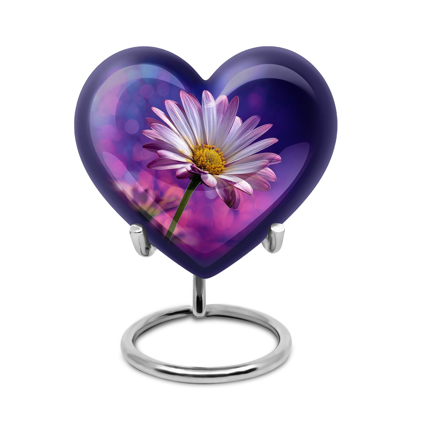 Blue Daisy Cremation Urns - Imperial Solace 10-inch, 200 cu in - Yatskia