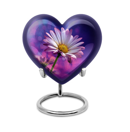 Blue Daisy Cremation Urns - Imperial Solace 10-inch, 200 cu in - Yatskia