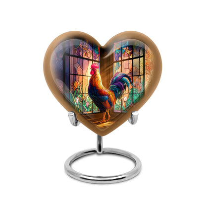 Everlasting Black Hen Legacy Urn for Human Ashes - 10-inch, 200 cu in - Yatskia