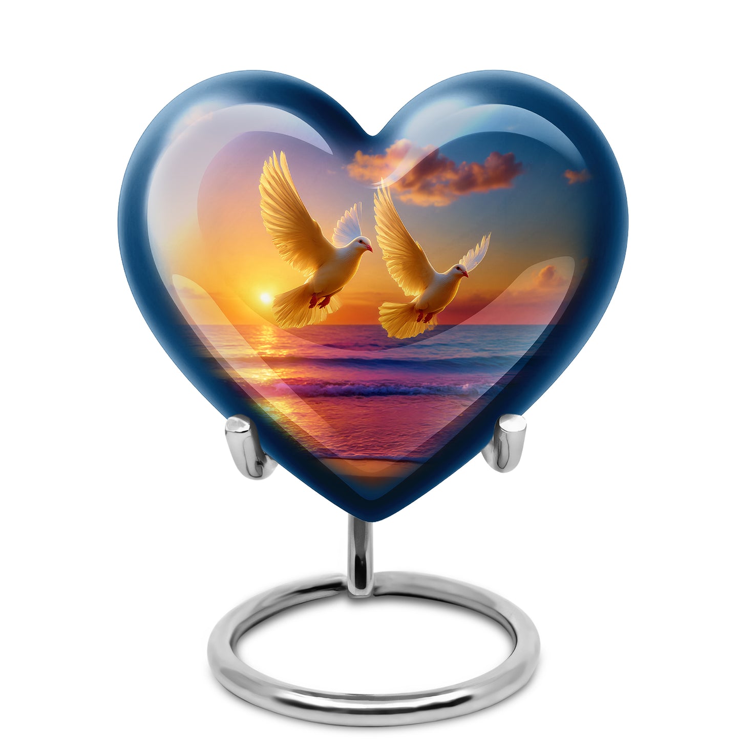 Blue Dove Cremation Urns - Glorious Testament 10-inch, 200 cu in - Yatskia
