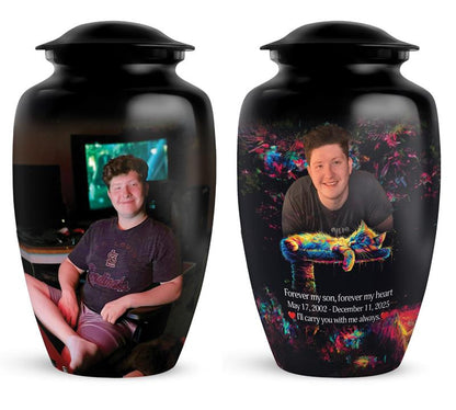 Personalized Urn 10 inch large urn for miguel