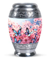 Blue Butterfly urn, a unique cremation urn for human ashes, suitable for adult men