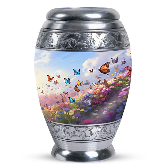 Magical Butterfly cremation urn, personalized classic design