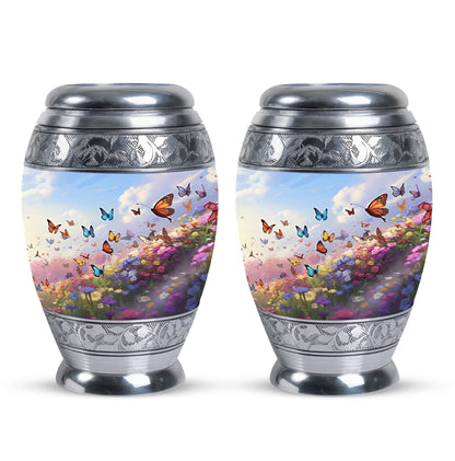 Magical Butterfly cremation urn, personalized classic design