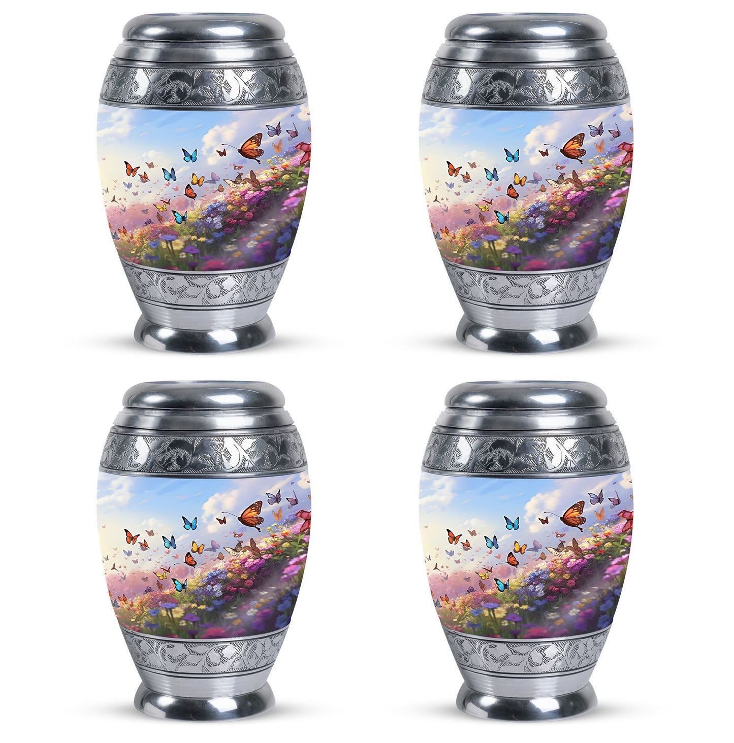 Magical Butterfly cremation urn, personalized classic design