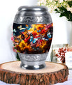 Magical Glowing Butterfly Memorial Urn, large urn for ashes
