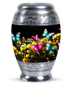 Classic 3-inch Blue Butterfly large Urn for cremation ashes