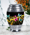 Classic 3-inch Blue Butterfly large Urn for cremation ashes