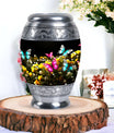 Classic 3-inch Blue Butterfly large Urn for cremation ashes
