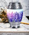 Large Colorful Butterflies Urn for ashes.