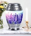 Large Colorful Butterflies Urn for ashes.