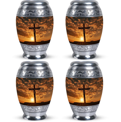 Jesus on the cross Memorial Urn for storing human ashes