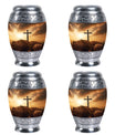 Jesus Christ Cross Urn, classic urn for cremation ashes
