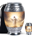 Jesus Christ Themed Urn For Ashes - Large Cremation Urns For Human Ash