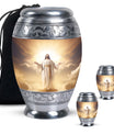 Jesus Christ Themed Urn For Ashes - Large Cremation Urns For Human Ash