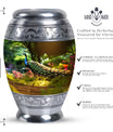 Peacock Memorial Urn, ideal for Personalized Cremation.