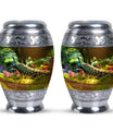 Peacock Memorial Urn, ideal for Personalized Cremation.