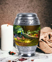 Peacock Memorial Urn, ideal for Personalized Cremation.