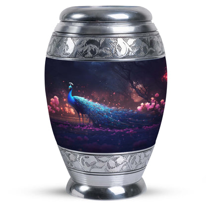 Peacock Cremation Urn For Ashes.