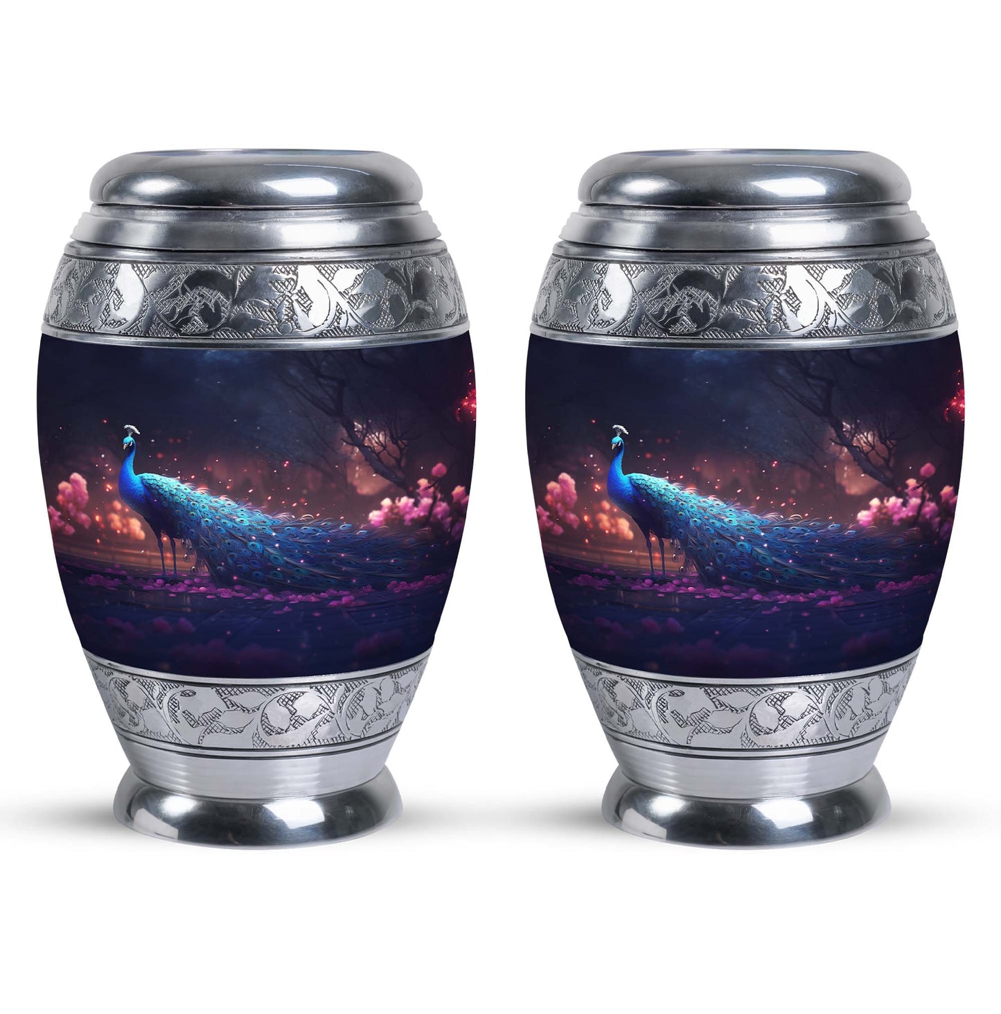Peacock Cremation Urn For Ashes.