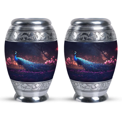 Peacock Cremation Urn For Ashes.