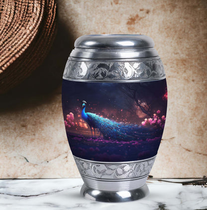 Peacock Cremation Urn For Ashes.