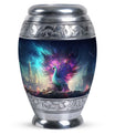 Peacock Memorial Urn for adult human cremation ashes
