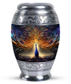Classic Peacock Urn for Human Ashes.