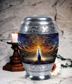 Classic Peacock Urn for Human Ashes.