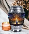Classic Peacock Urn for Human Ashes.