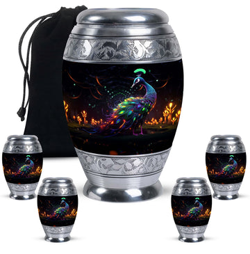 Large Urn with 4 Small Urn