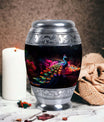 Classic Peacock Cremation Urn with 200 cubic inch capacity