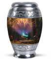 Classic 3-inch Peacock Urn for ashes.